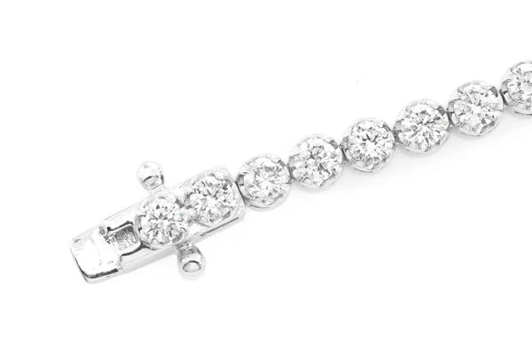 Erkals Jewellers 10pt Crown Set Diamond Bracelet 18K Gold 4.50ctw