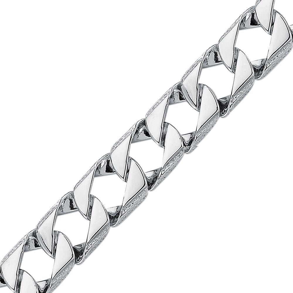925 Silver Cast Curb Bracelet