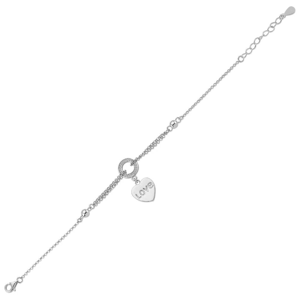 925 Siver Heart bracelet