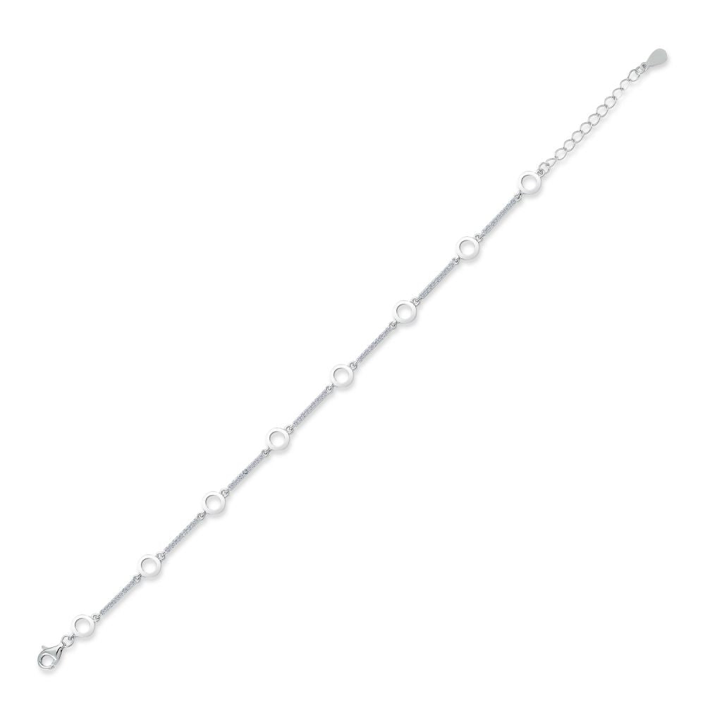 925 Silver Cubic Zirconia Set Bracelet