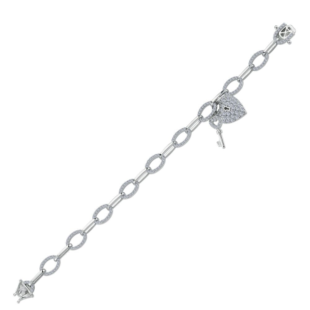 925 Silver Cubic Zirconia Set Bracelet