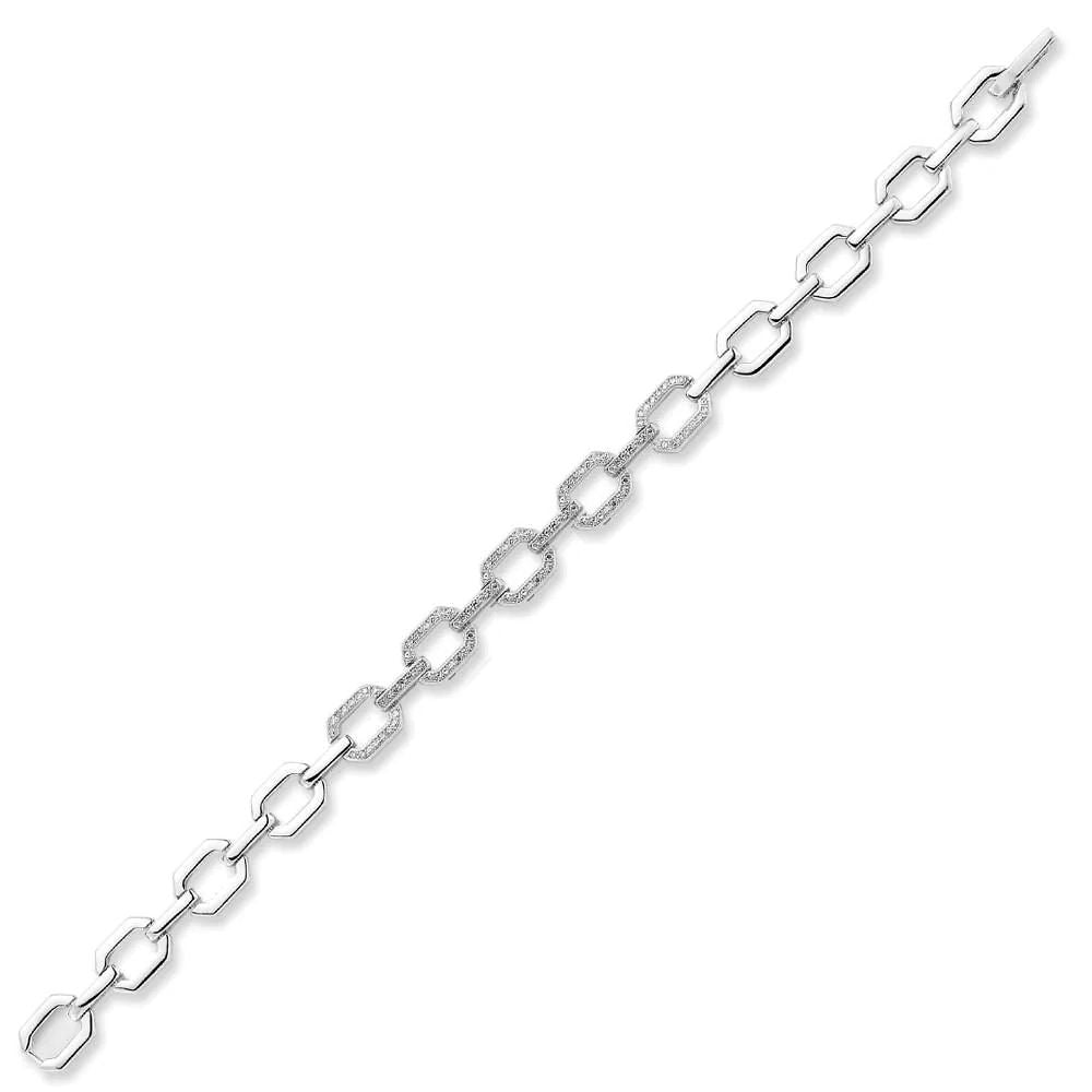 925 Silver Cubic Zirconia Set Bracelet