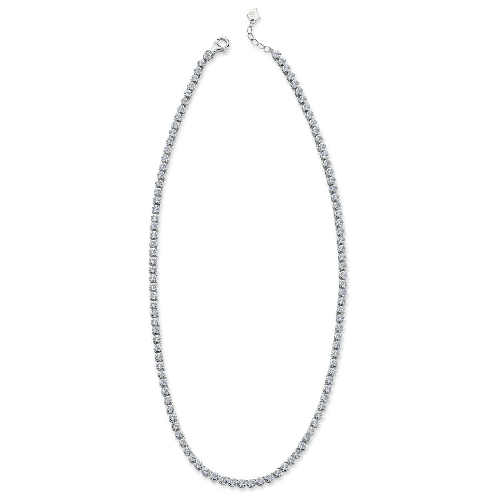 ABB194 | 925 Silver CZ Set Tennis Necklace
