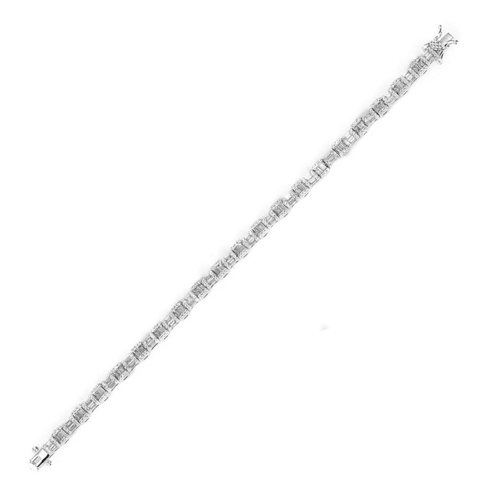 925 Silver Cubic Zirconia Set Bracelet