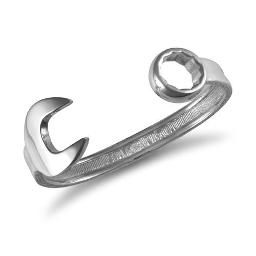 925 Silver Solid Spanner Bangle