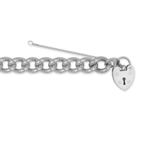 925 Sterling Silver Traditional British Charm Bracelet
