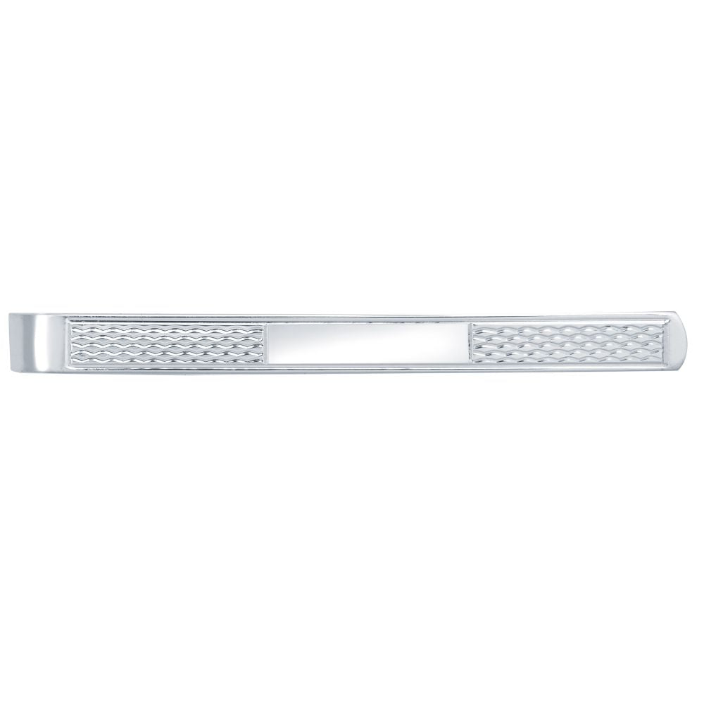 925 Silver Engine Turned Tie Slide