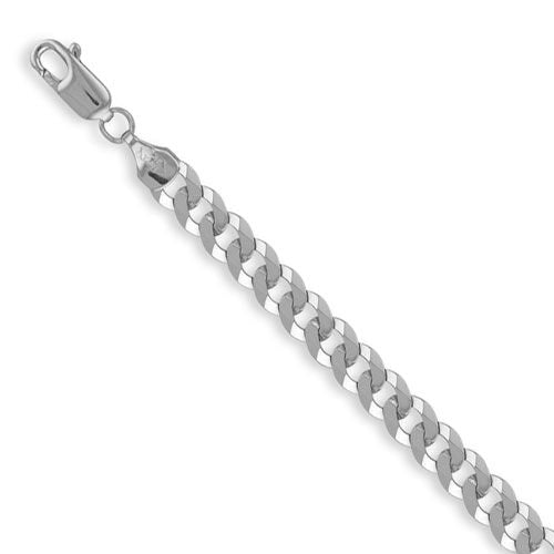 925 Sterling Silver Curb Chain Bracelet