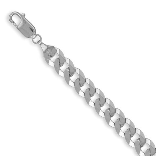 925 Sterling Silver Curb Chain Bracelet