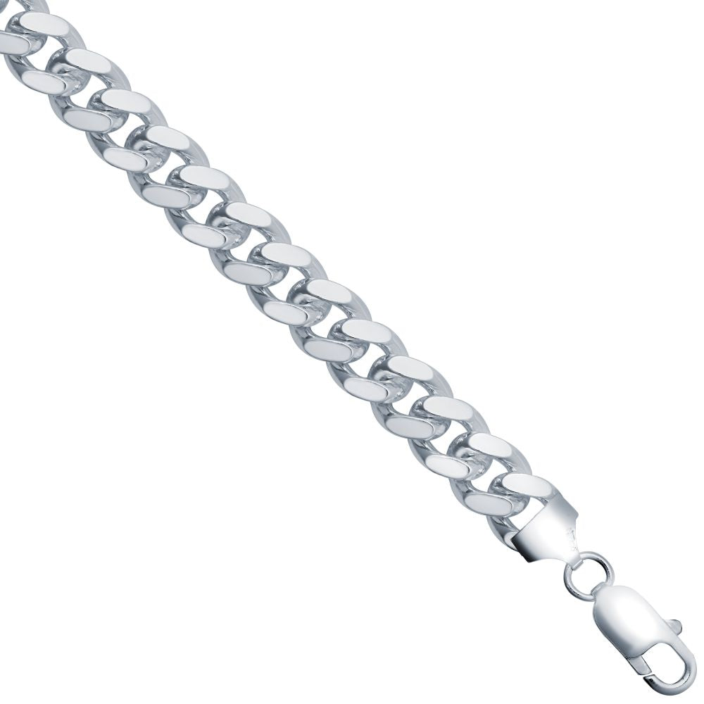 ACN021E-26 | JN Jewellery 925 Silver Cuban 9.0mm Gauge Chain