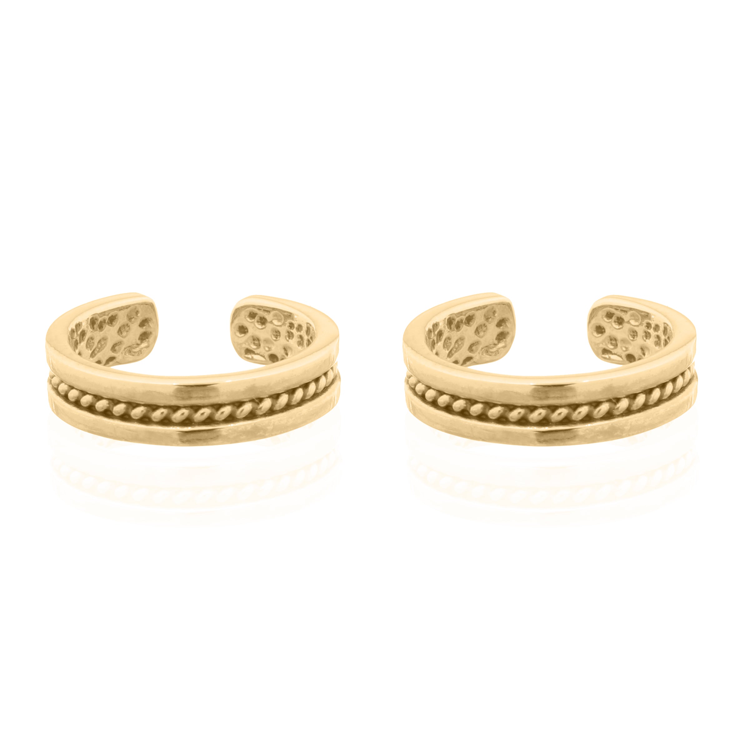 AEC006-GP | 925 Silver Ear Cuff 14ct Gold Plated