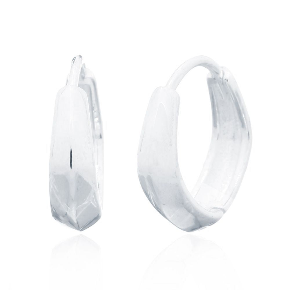 925 Silver Huggie Hoops
