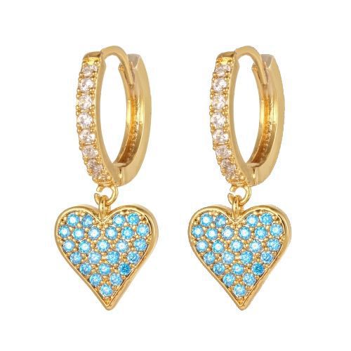 925 Silver 14ct Gold Plated Cubic Zirconia Set Earrings