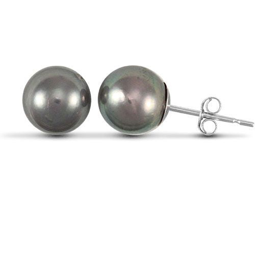925 Sterling Silver Cultured Pearl Stud Earrings