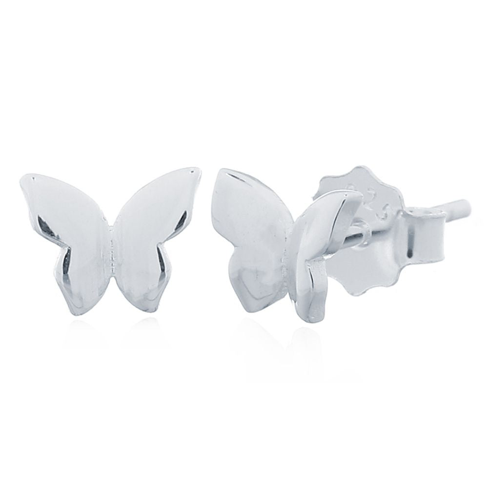 925 Silver Butterfly Studs