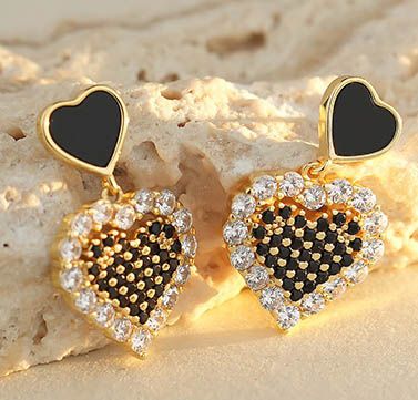 925 Silver 14ct Gold Plated Cubic Zirconia Set Studs