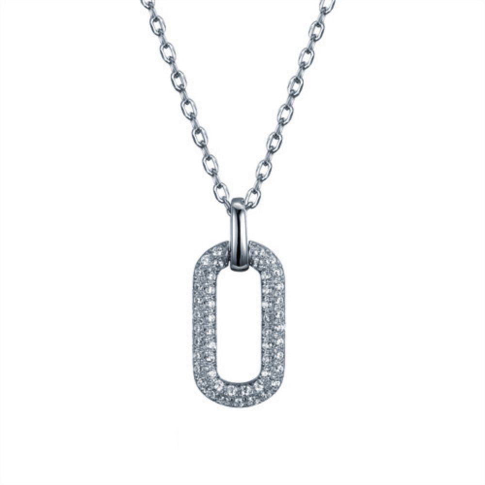 925 Silver Rhodium Plated Cubic Zirconia Set