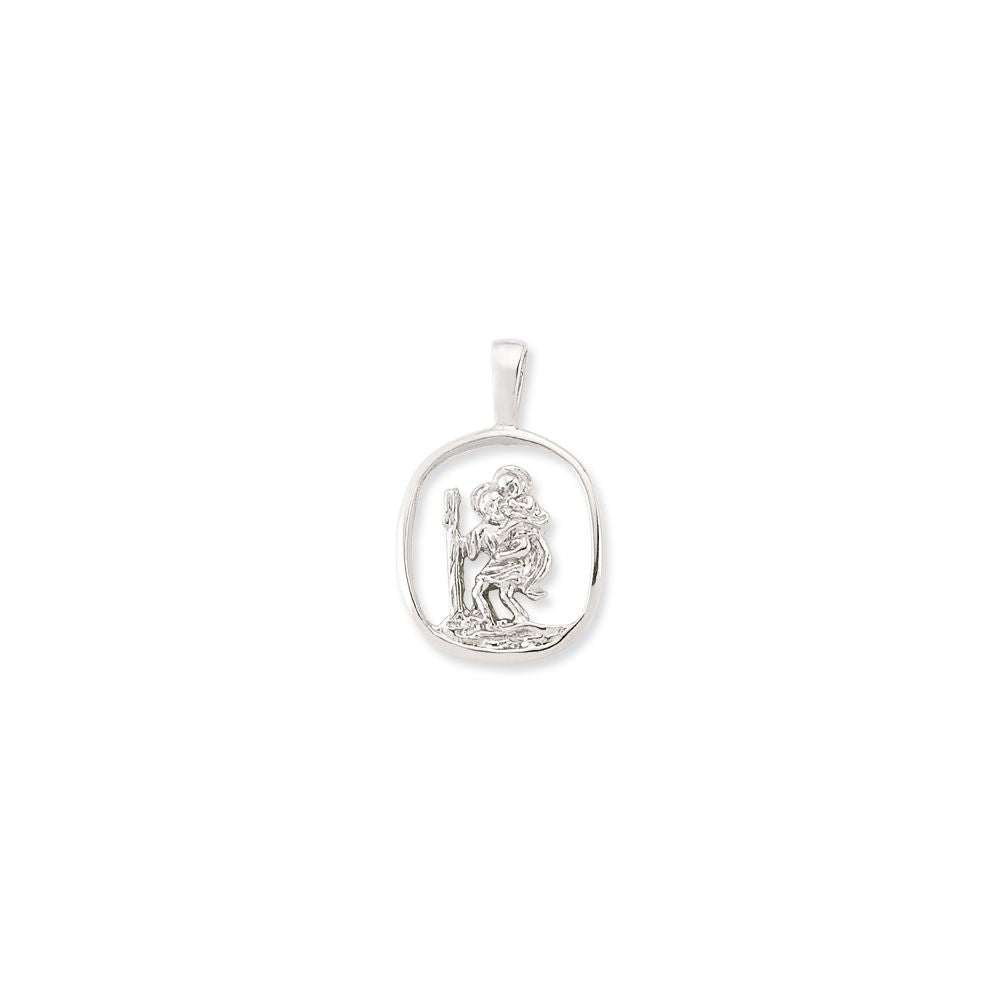 925 Silver St Christopher Pendant