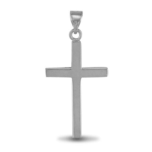925 Sterling Silver Solid Stamped Cross
