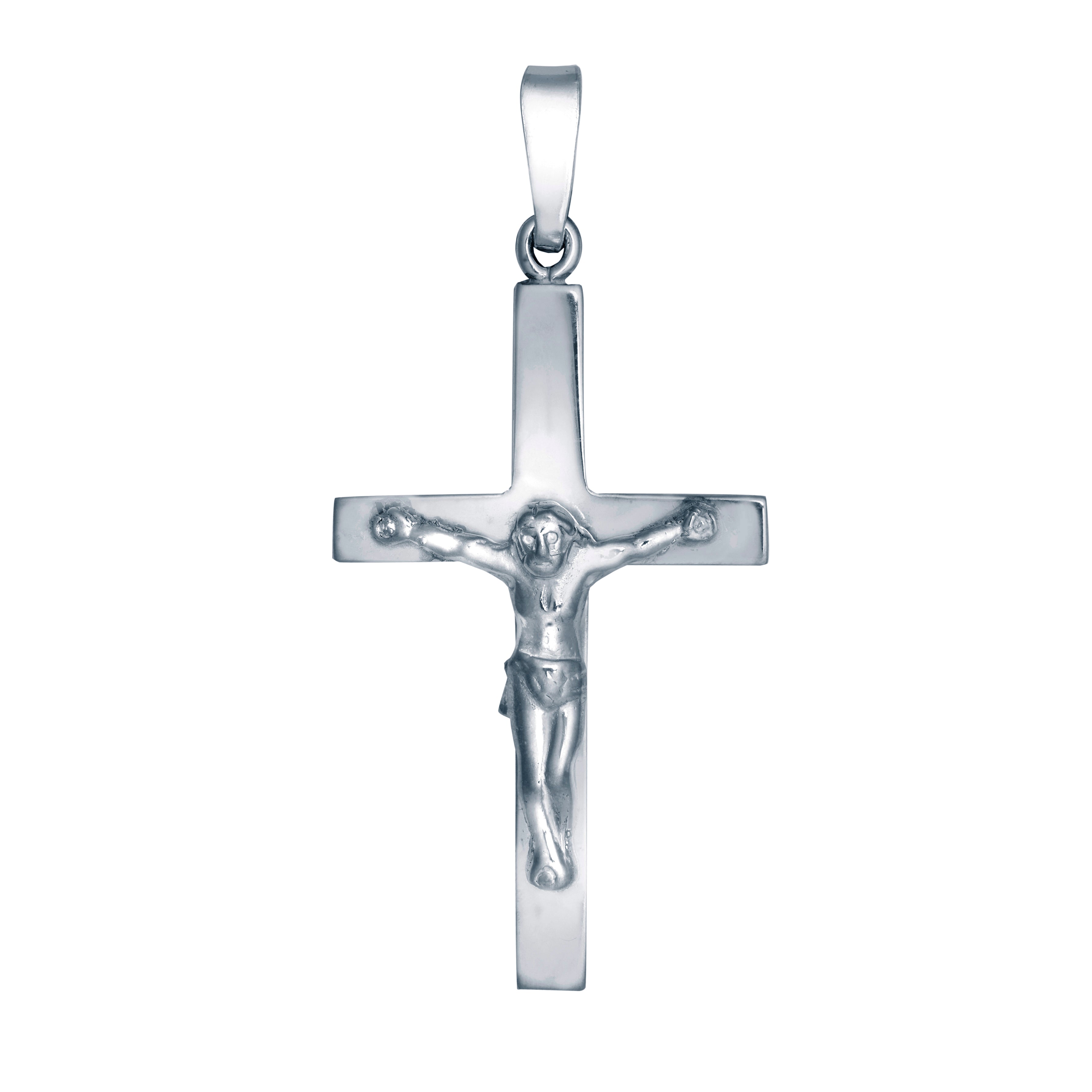 925 Silver Stamped Crucifix