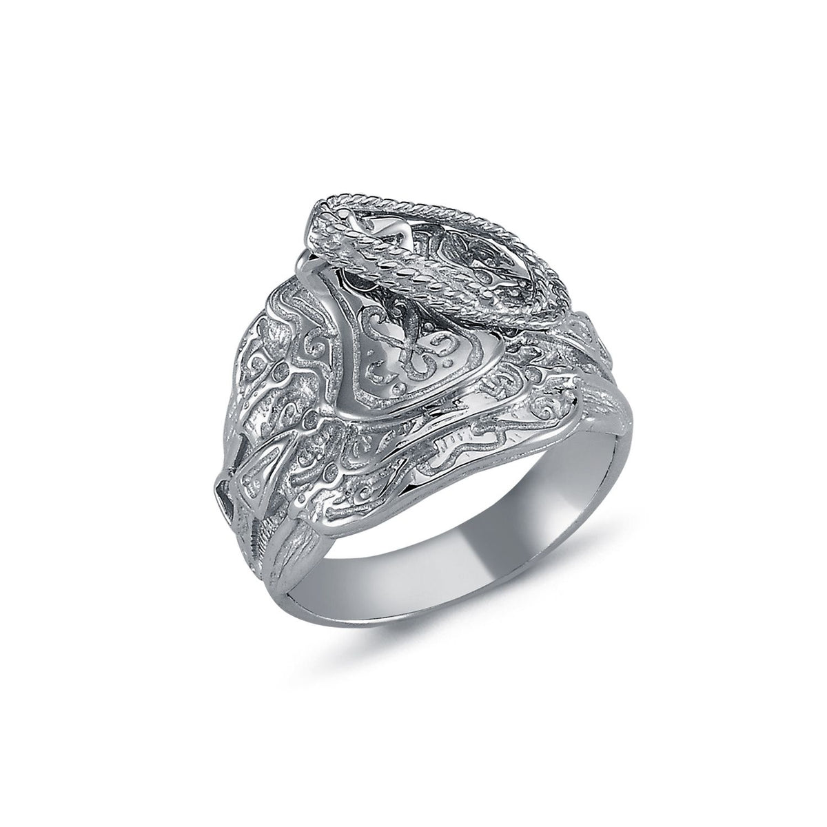 925 Silver Saddle Ring