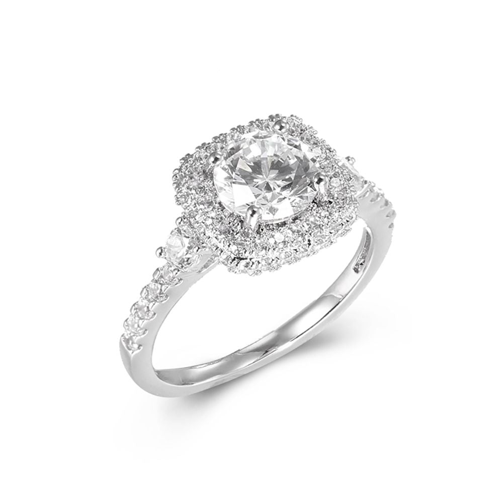 925 Silver Cubic Zirconia RBC Ring