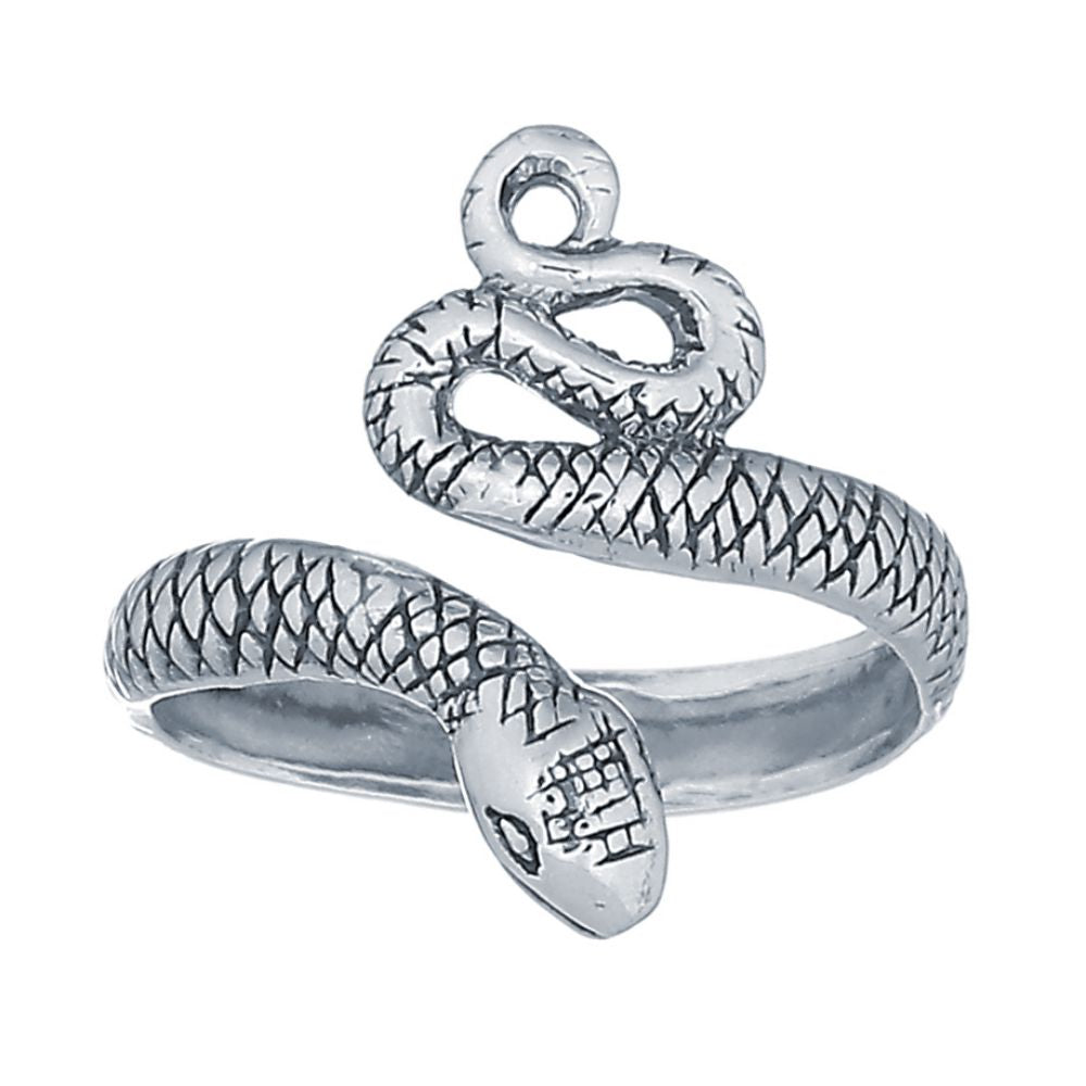 925 Silver Snake Toe Ring