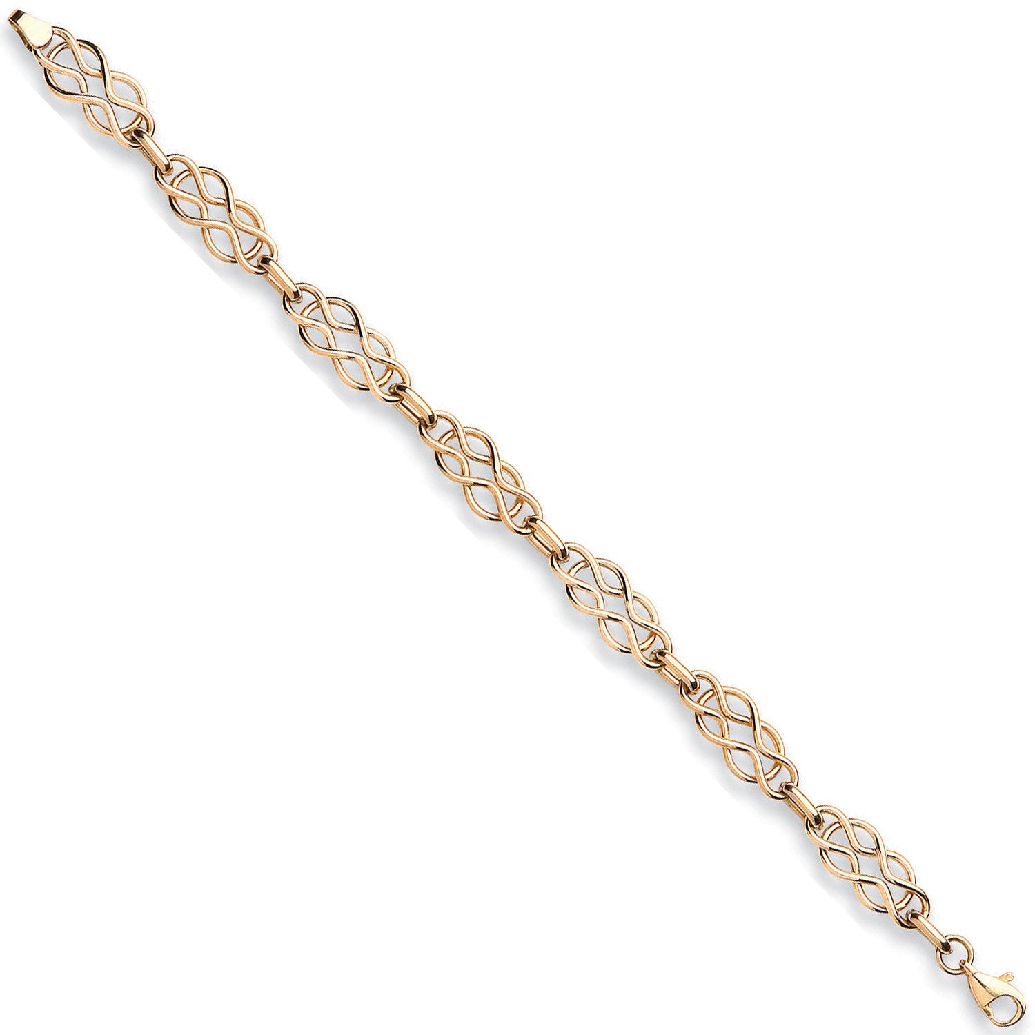 Yellow Gold Hollow Celtic Bracelet - 9ct Gold