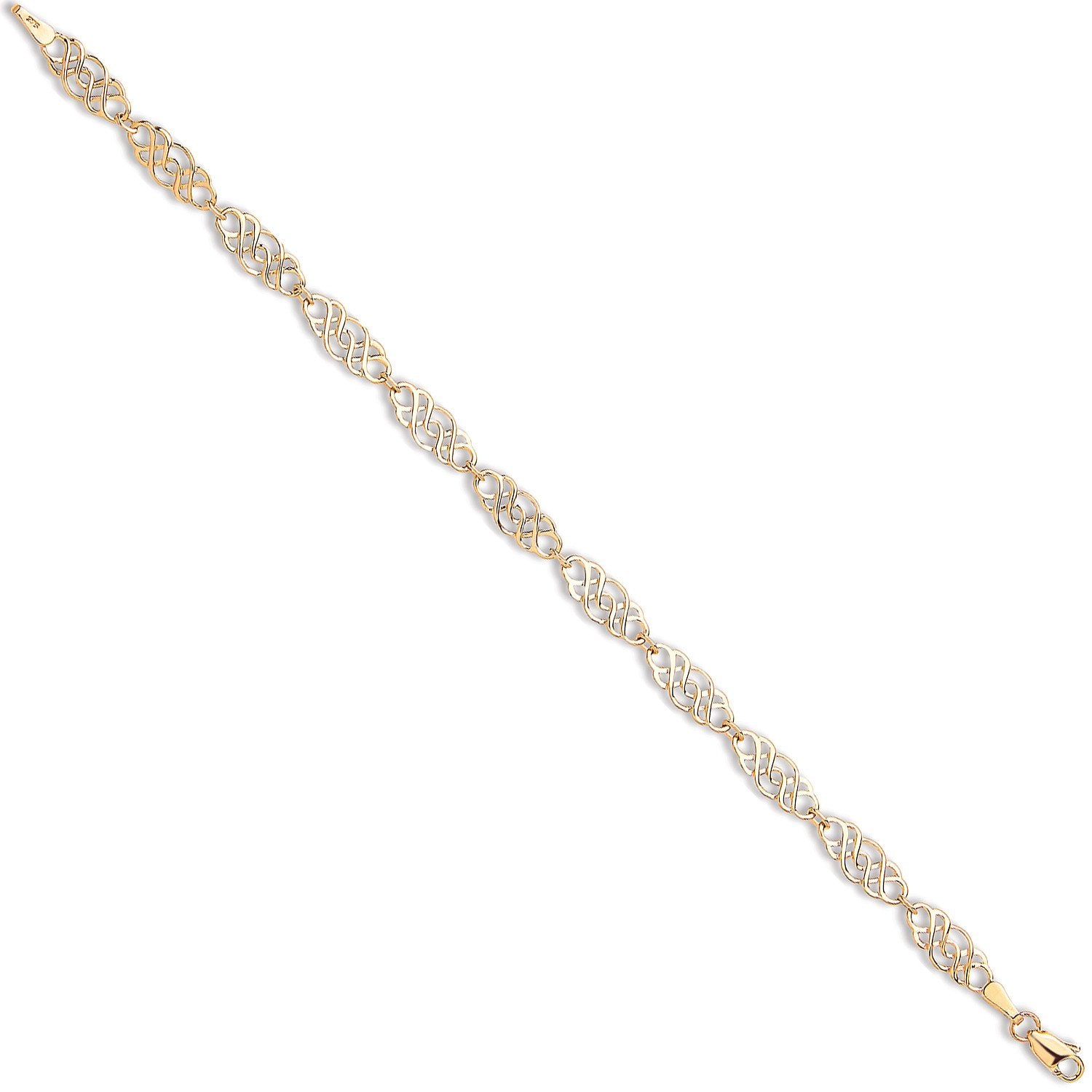 Y/G Celtic Link Ladies Bracelet
