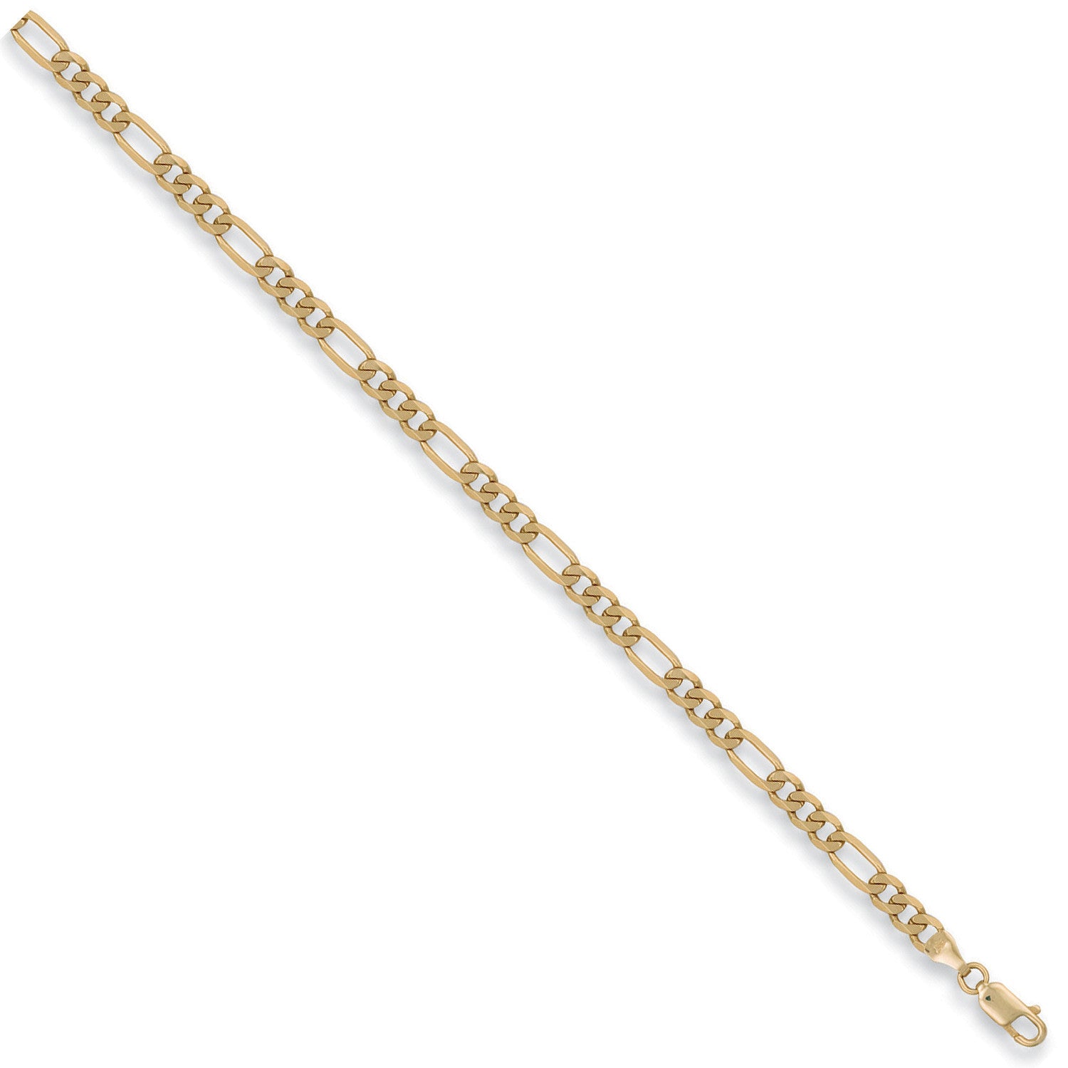 Yellow Gold 4.7mm Figaro Chain - 9ct Gold