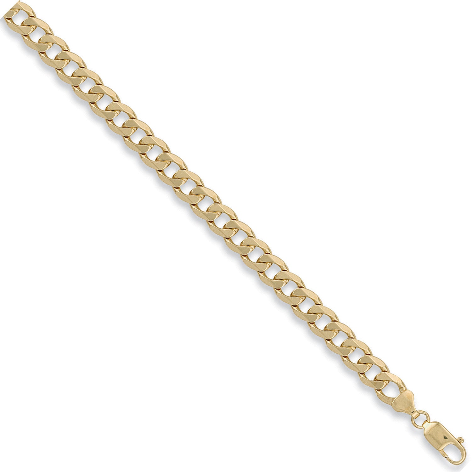 Yellow Gold 8.5mm Curb Chain - 9ct Gold