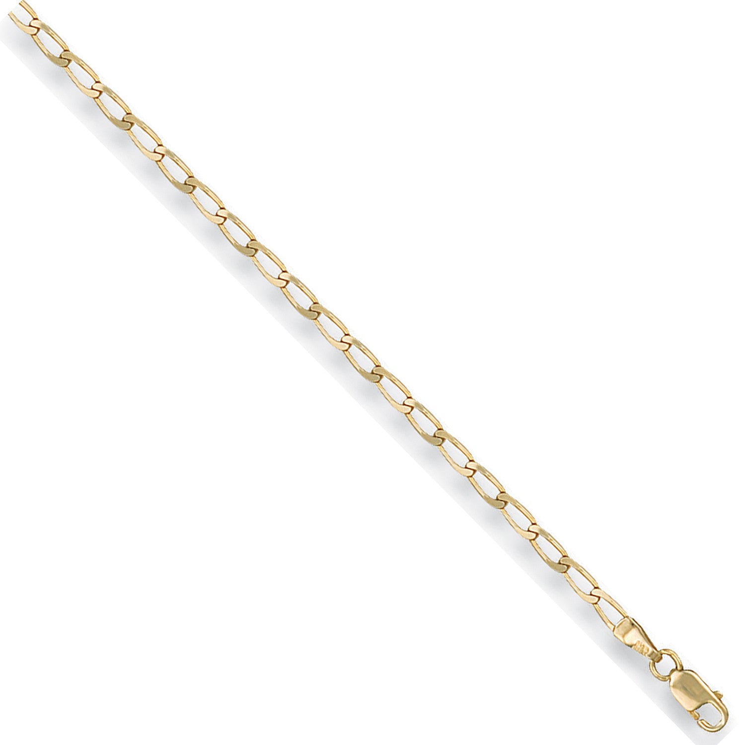 Yellow Gold 2.3mm Rada Chain - 9ct Gold