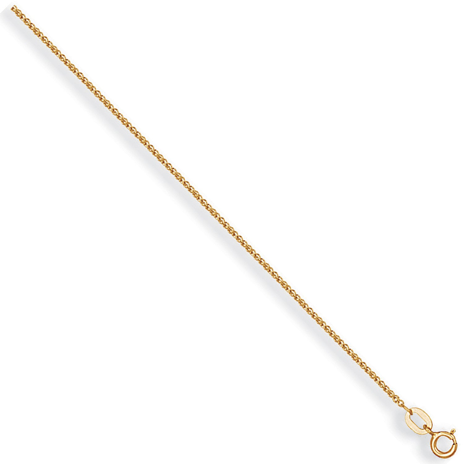 Yellow Gold 1.2mm Singapore Chain - 9ct Gold