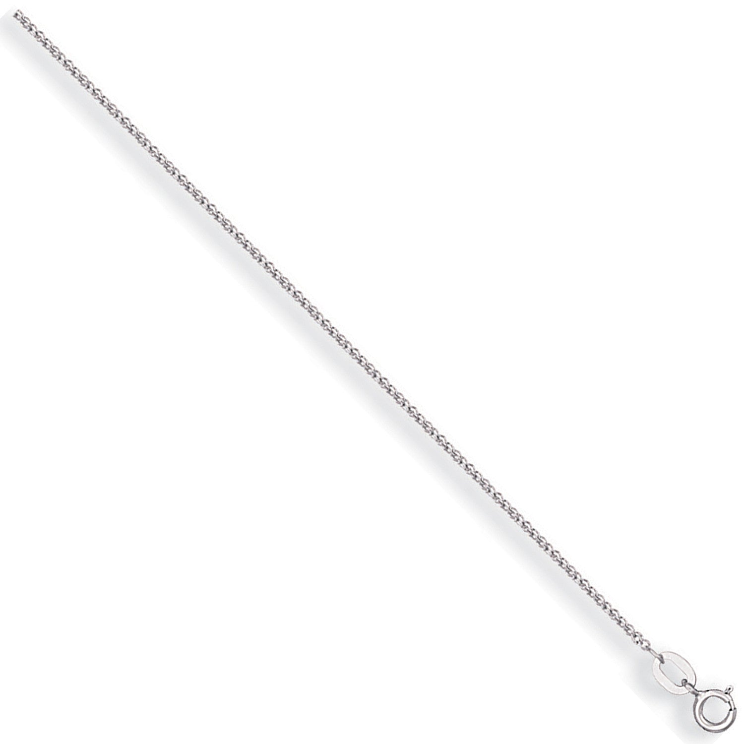 White Gold 1.2mm Singapore Chain