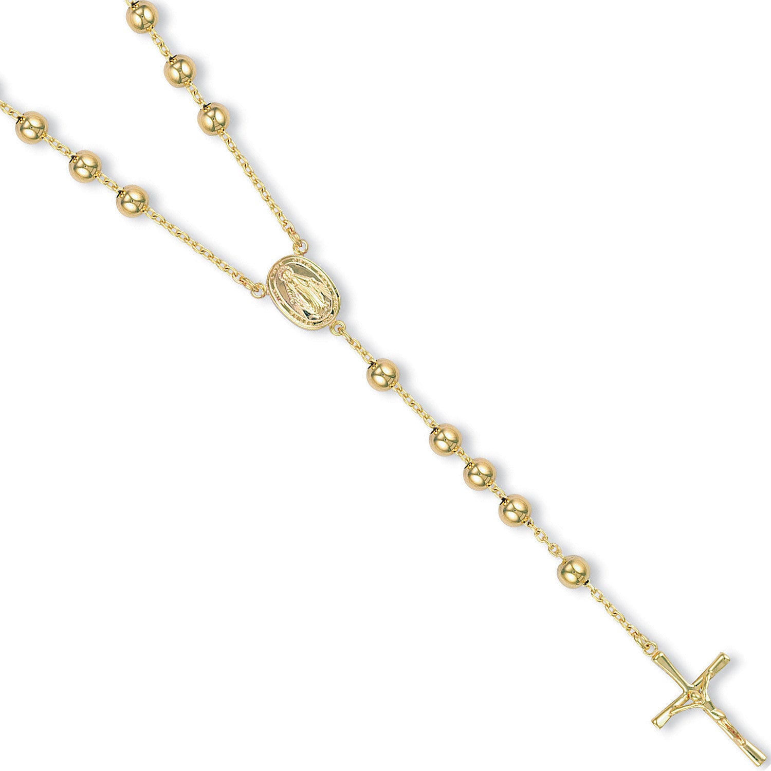 Yellow Gold Rosary Beads - 9ct Gold