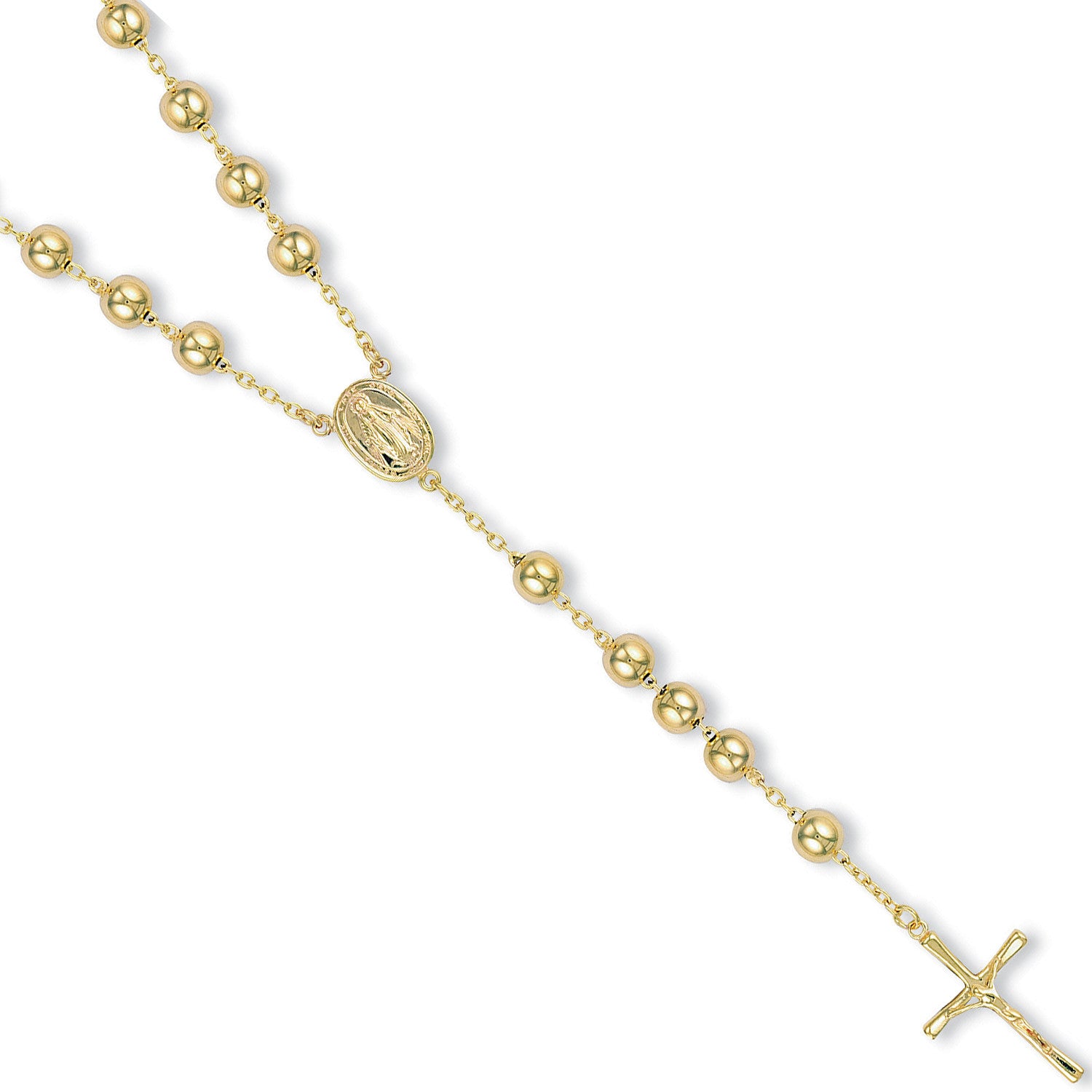 Yellow Gold Rosary Beads - 9ct Gold