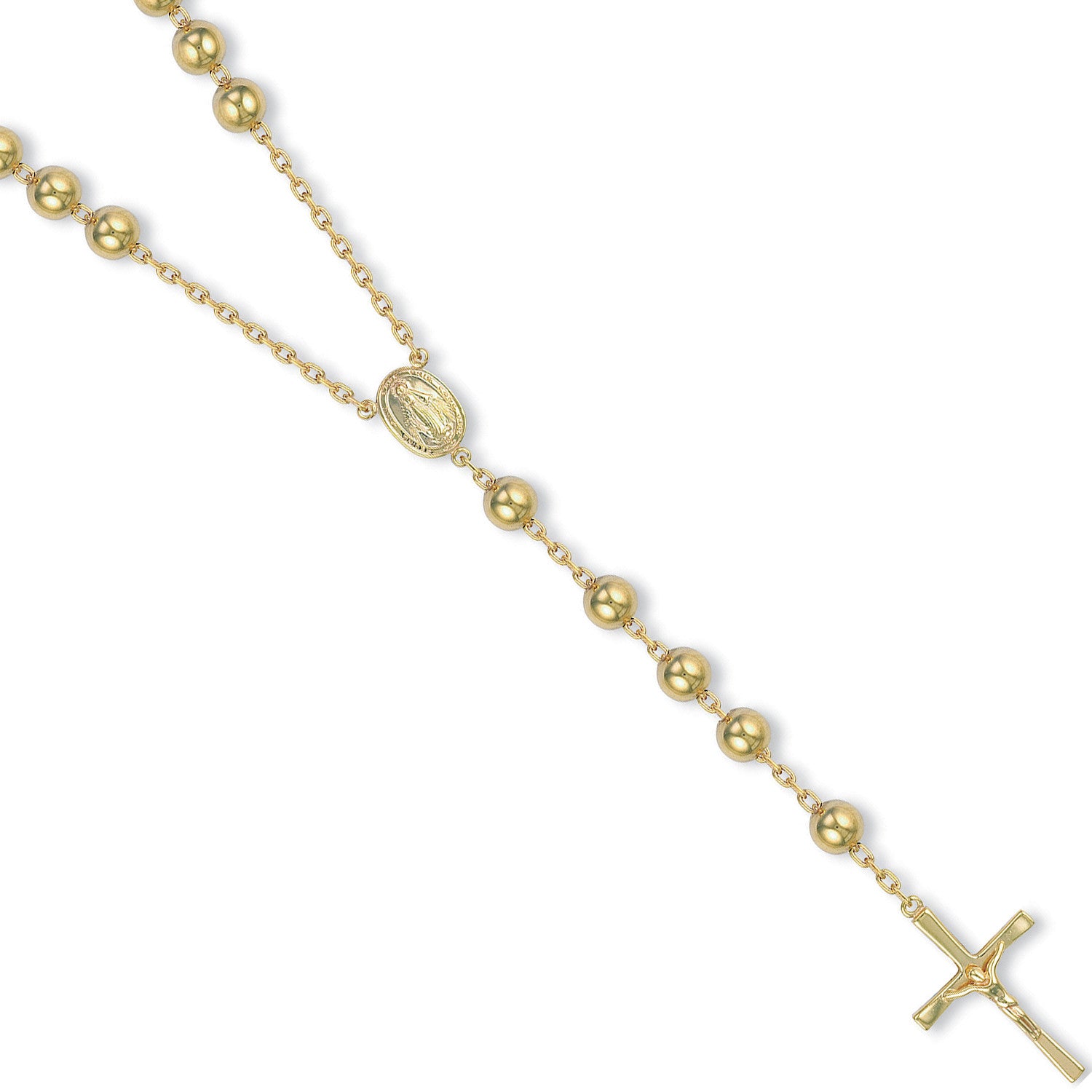 Yellow Gold Rosary Beads - 9ct Gold