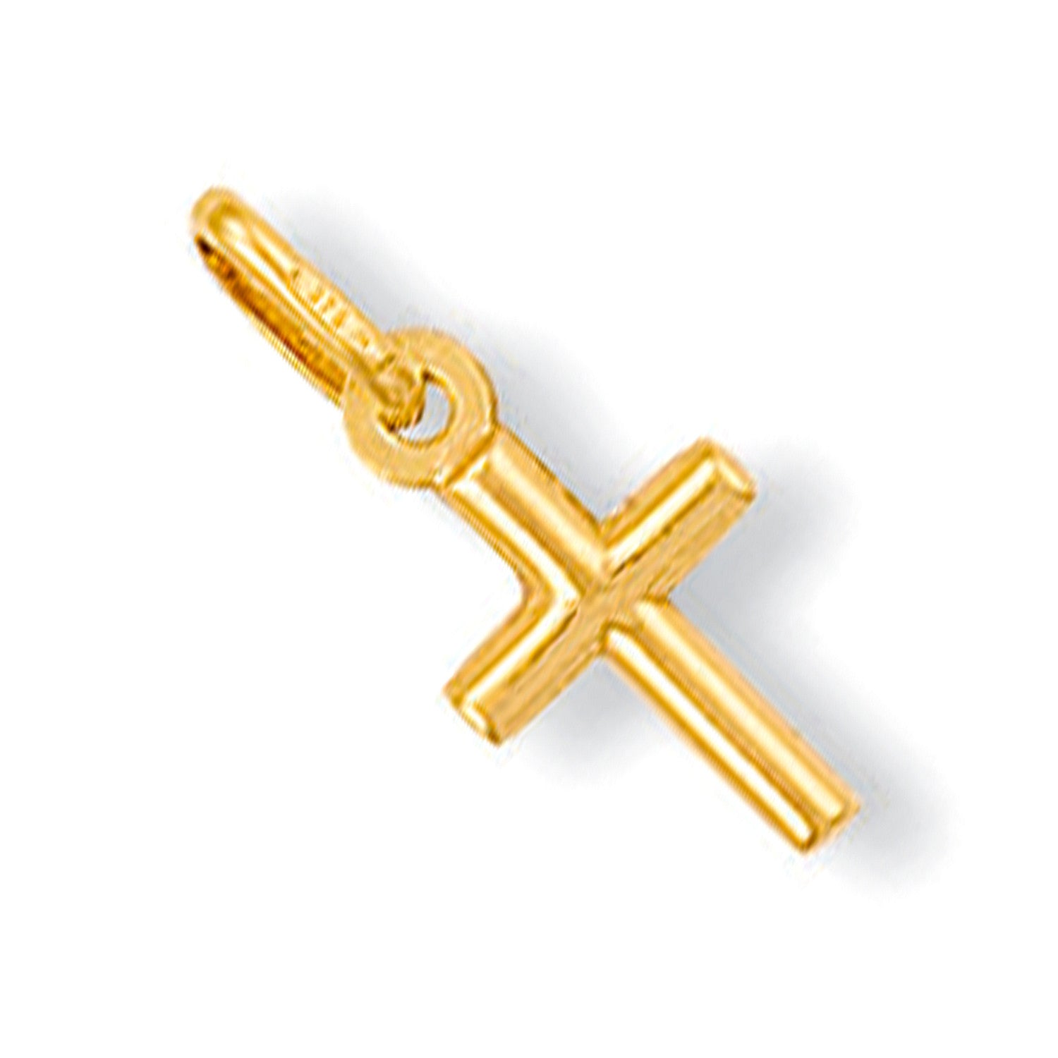 Yellow Gold Hollow Cross - 9ct Gold