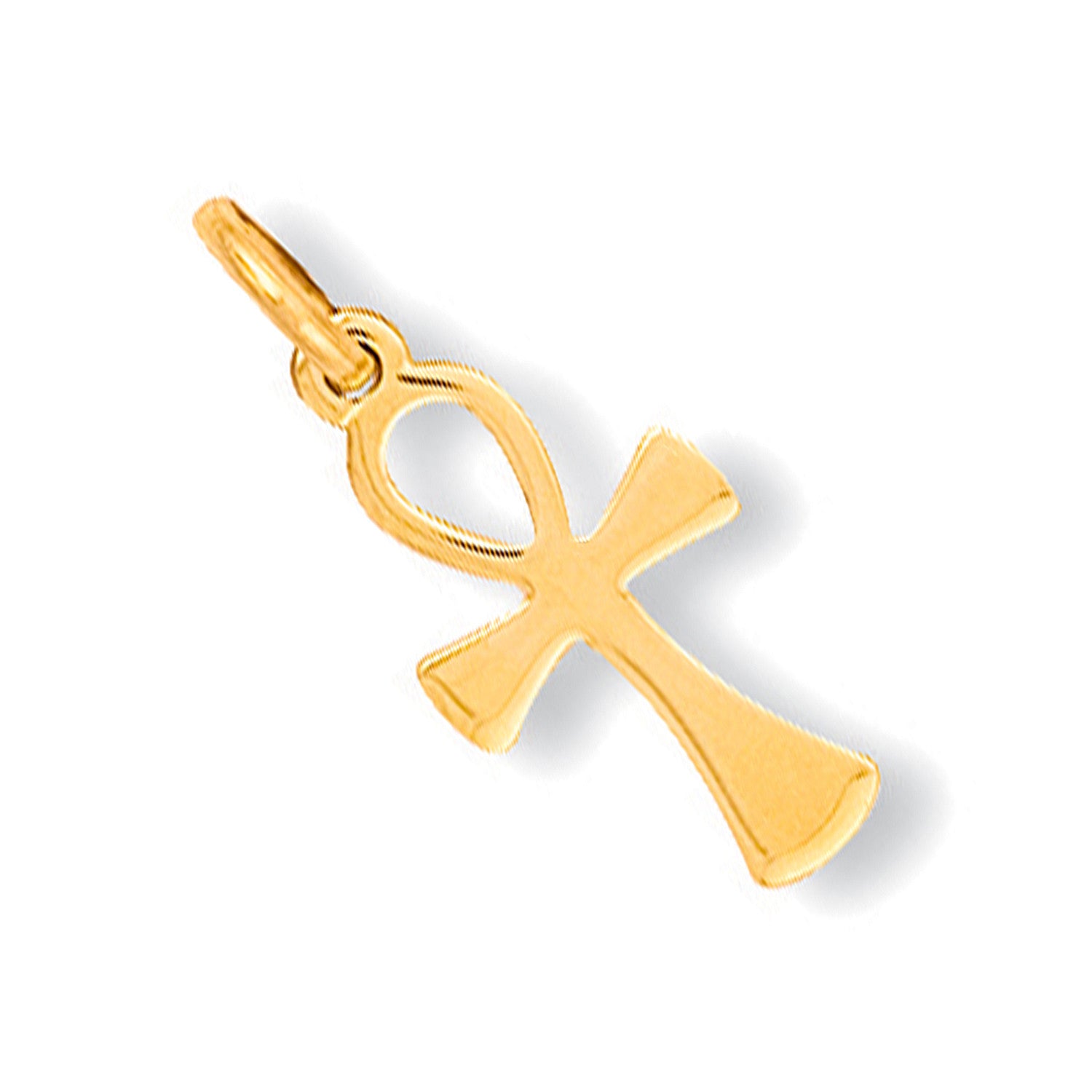 Yellow Gold Anch Cross - Key of Life - 9ct Gold