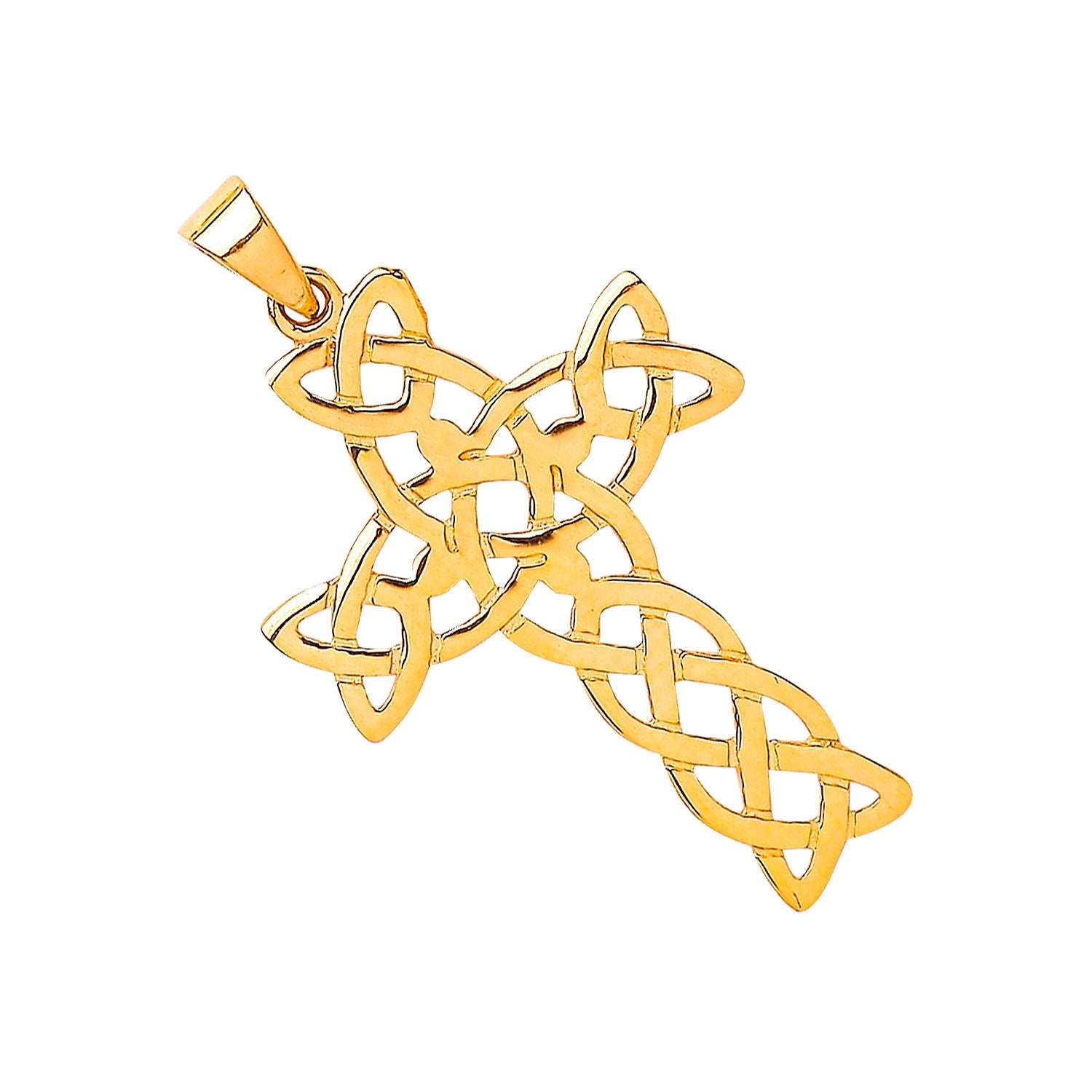 Yellow Gold Celtic Cross - 9ct Gold