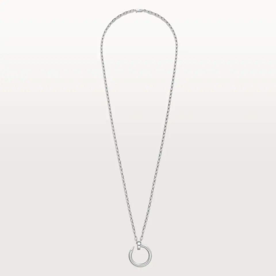 Cartier Juste un Clou Long Necklace Multi-Wear Extra-Large Model 18K White Gold