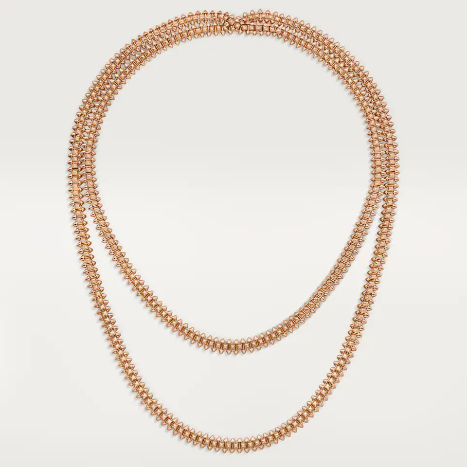 Cartier Clash de Cartier Long Necklace Flexible Small Model 18K Rose Gold