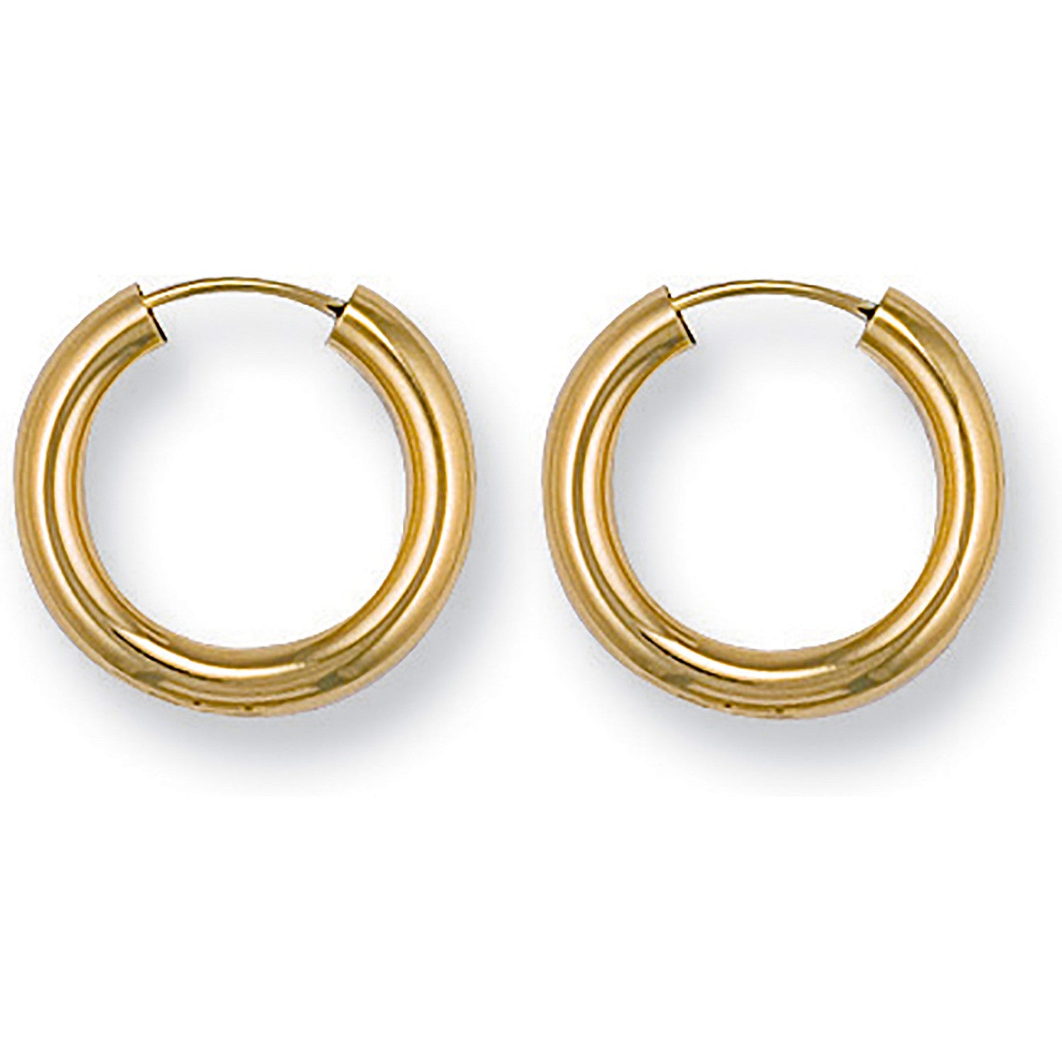 Yellow Gold 18mm Sleepers - 9ct Gold