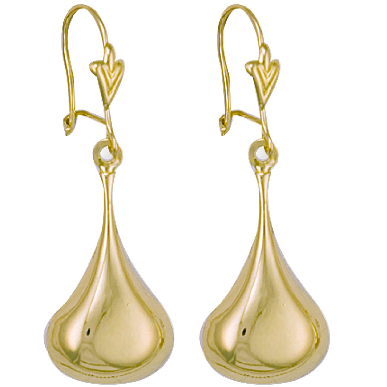 Yellow Gold Pear Drops - 9ct Gold