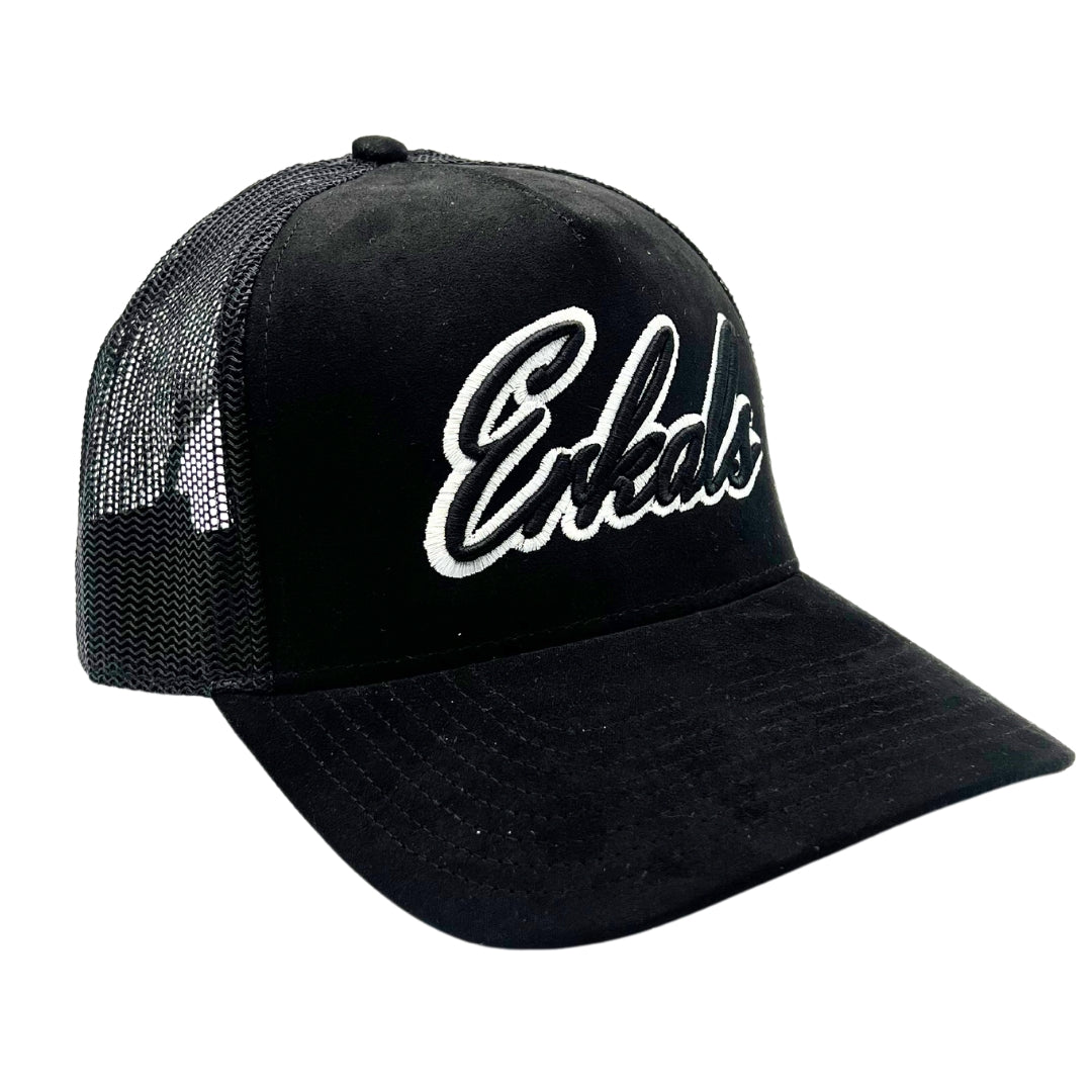 Erkals Signature Black Suede Cap