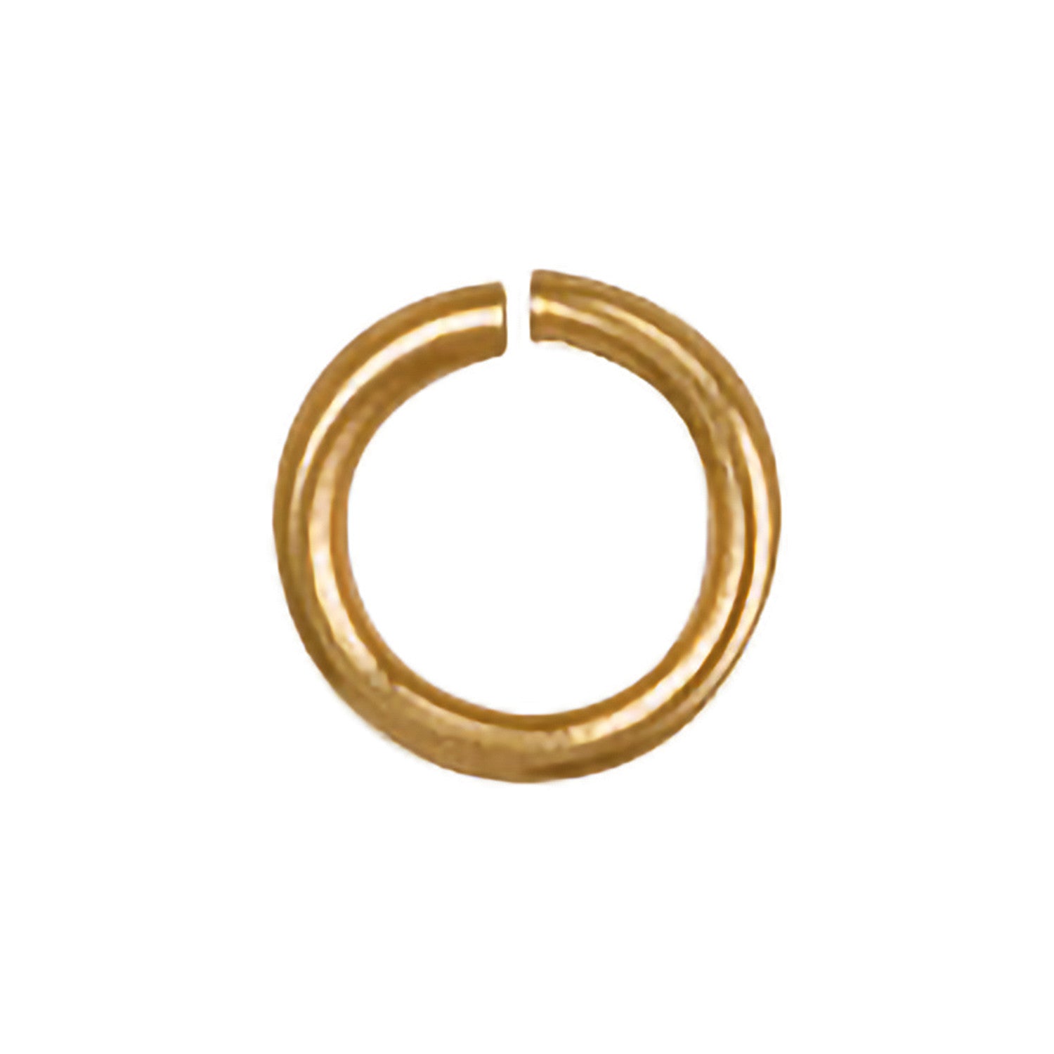 Yellow Gold 8mm Jump Ring (Pack of 6) - 9ct Gold