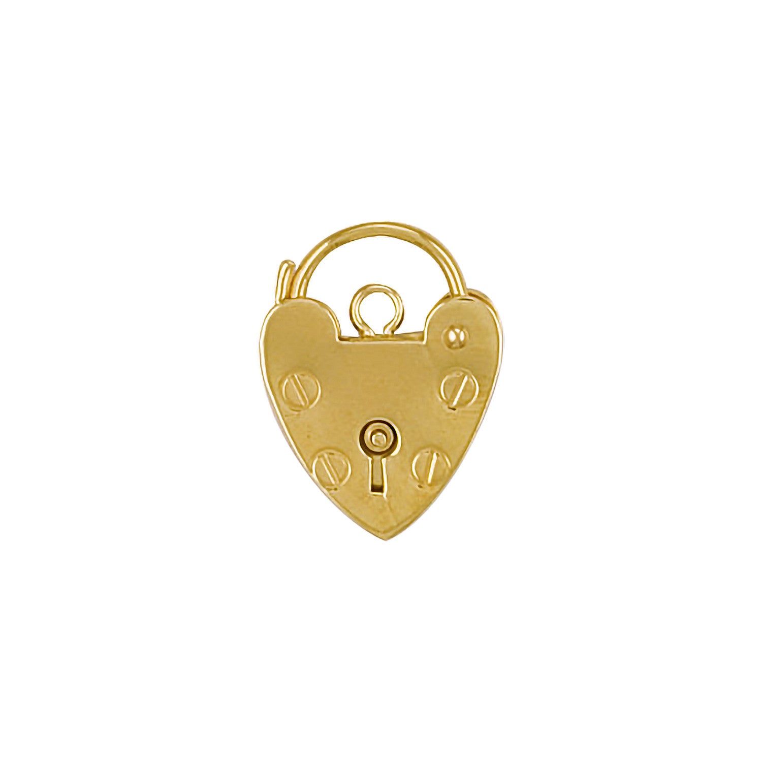 9ct Yellow Gold 11mm Padlock - 9ct Gold