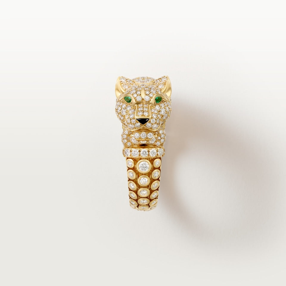 Cartier Panthère de Cartier Ring Paved Yellow Gold