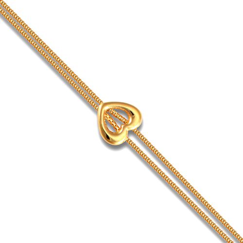 9ct Yellow Gold Popcorn Bracelet