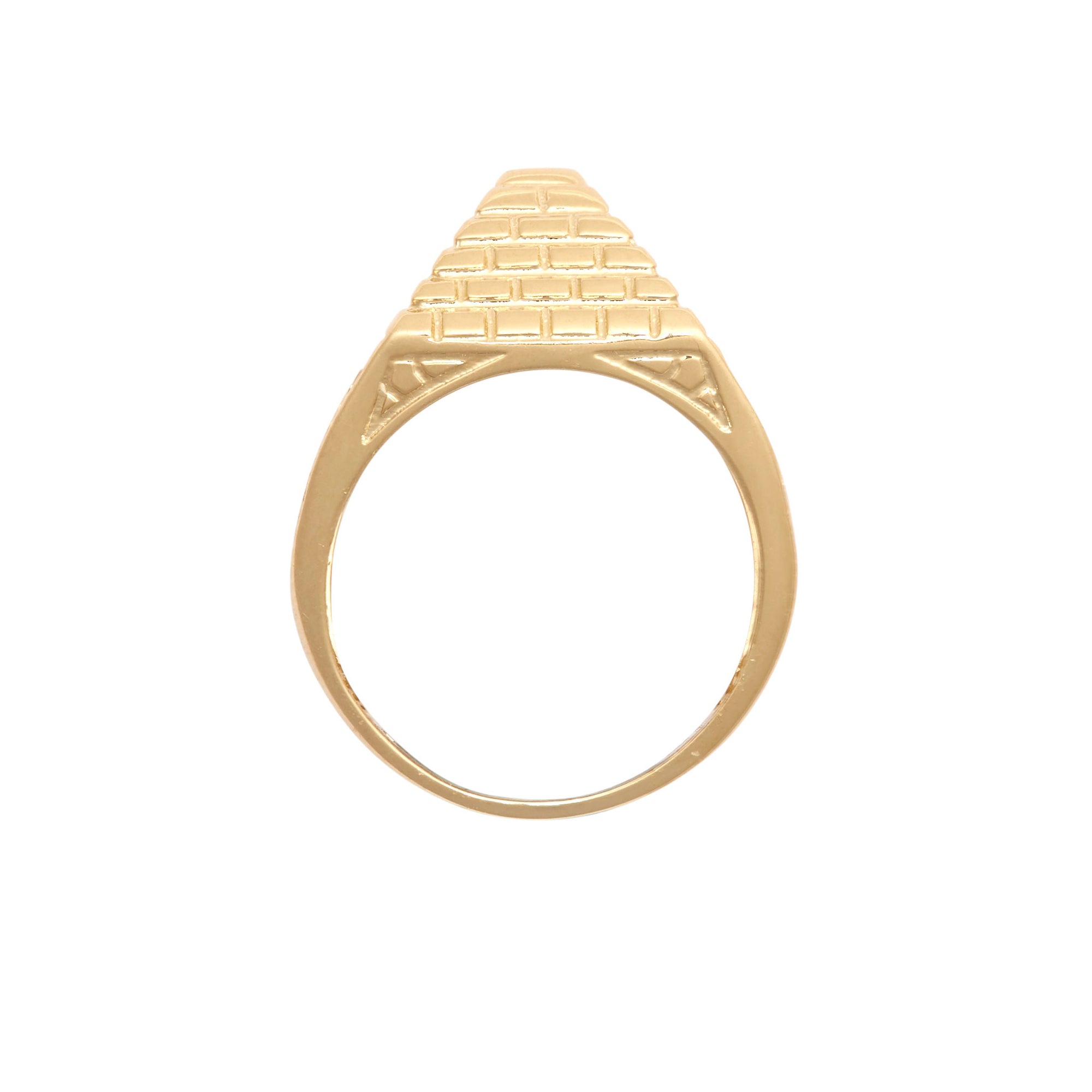 9ct Yellow Gold Child's Pyramid Ring